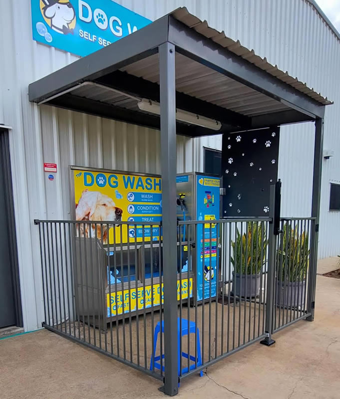 Top Dog Wash self-serve dog wash kiosk in Kooralbyn